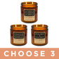 Fall & Holidays 3-pack - Large Soy Candles 16oz