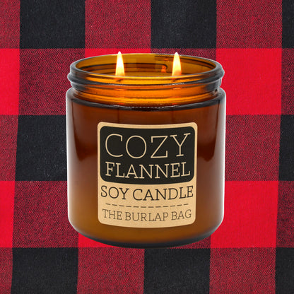 Cozy Flannel - Large Soy Candle 16oz