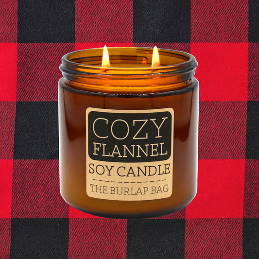 Cozy Flannel - Large Soy Candle 16oz