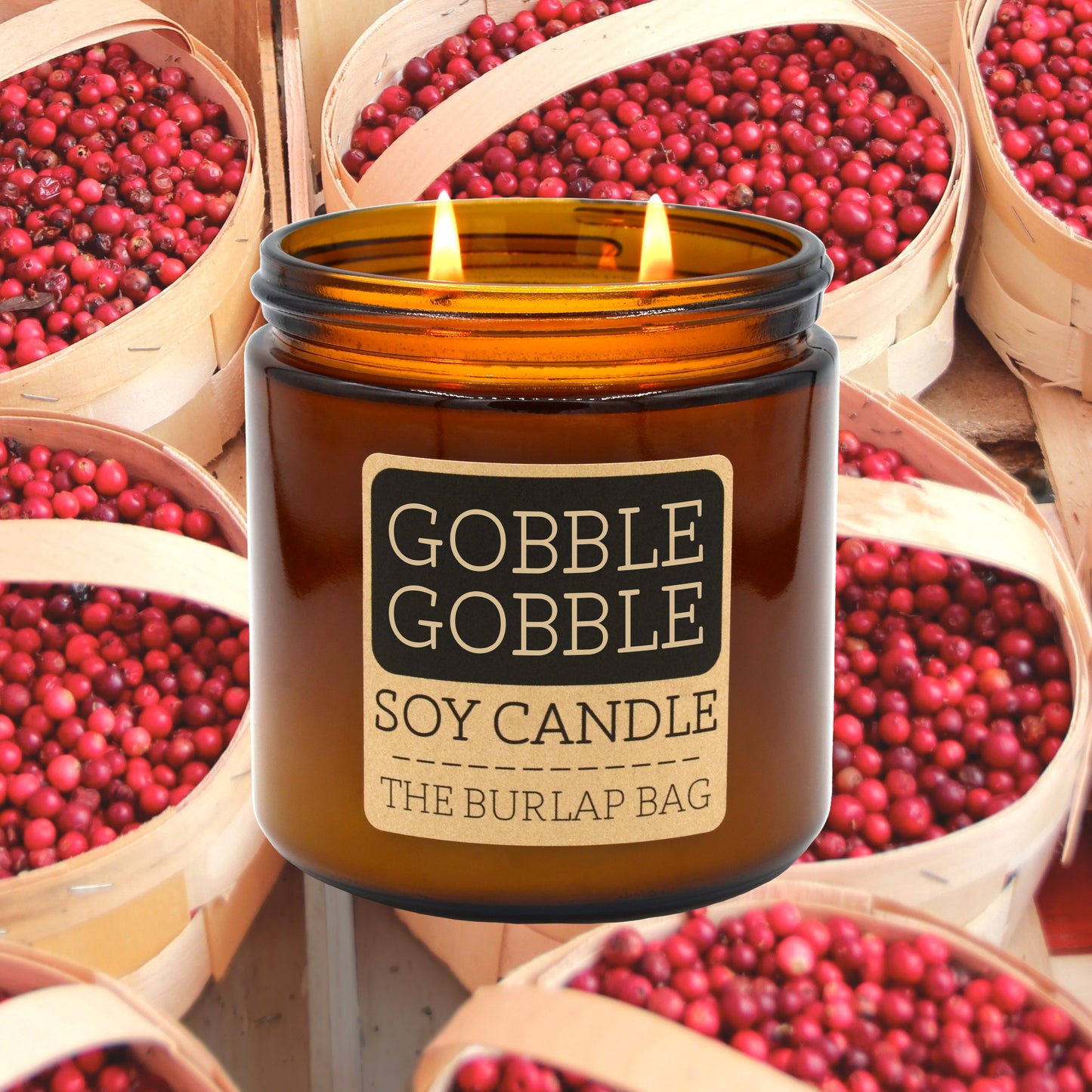 Gobble Gobble - Large Soy Candle 16oz